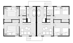 Central Quarters- Groups/King & Queen Beds/Parking